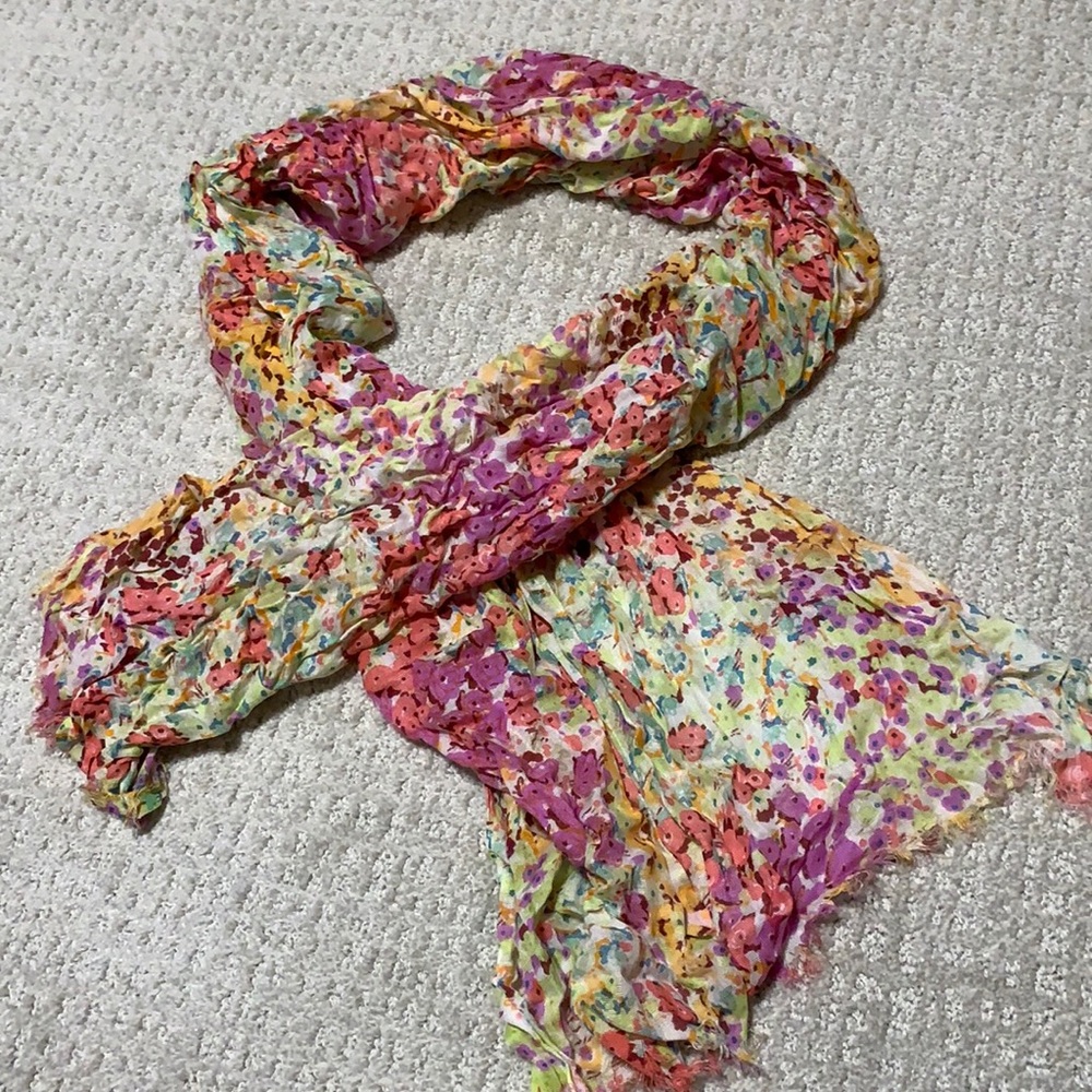 Floral scarf